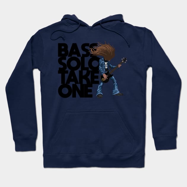 Cliff Burton Bass Solo Hoodie by Tameink